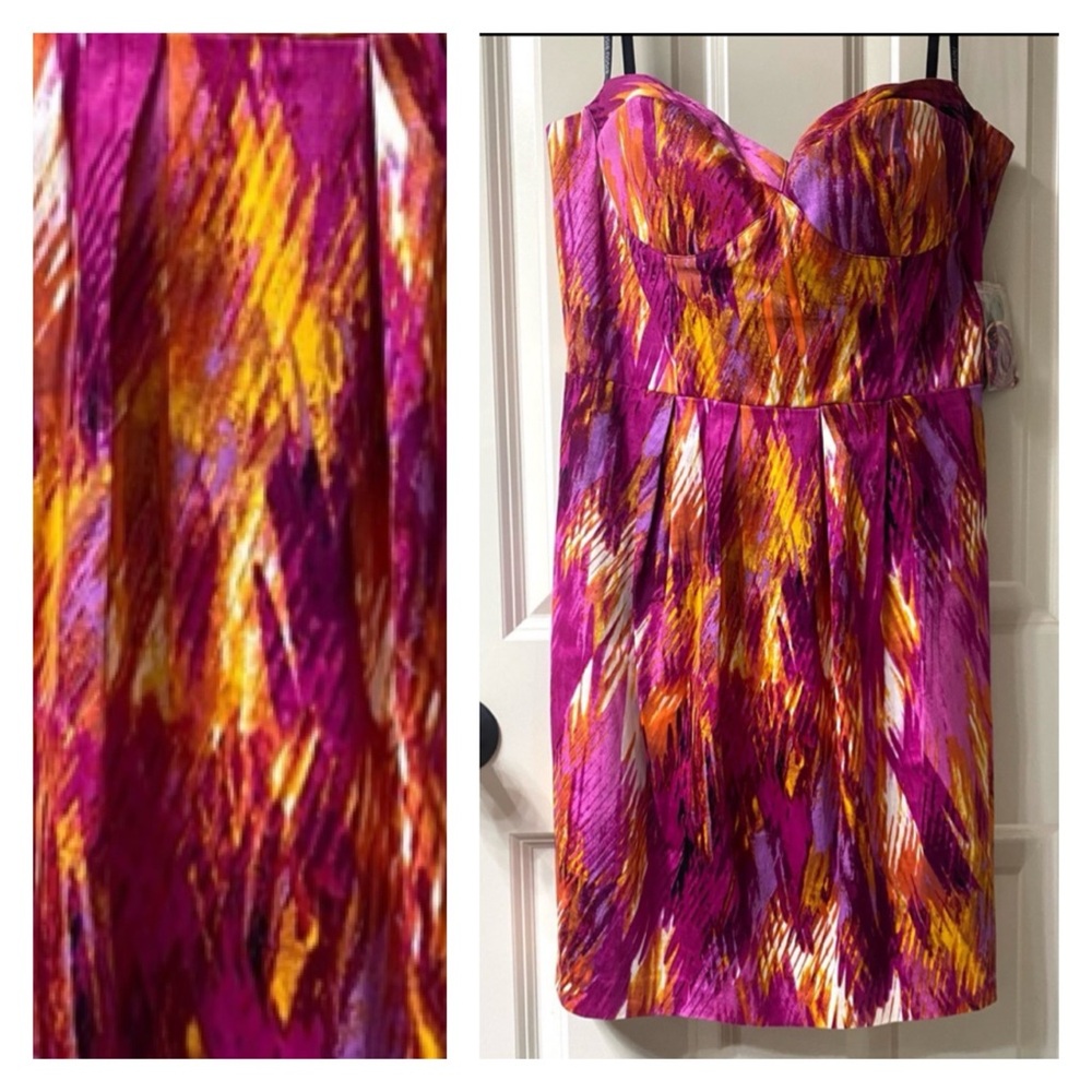 NWT Bisou Bisou Strapless Convertible Dress size 16